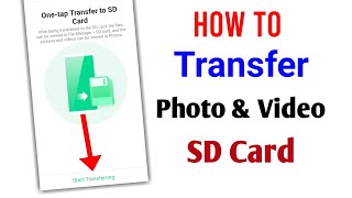 How To Transfer Photo & Video Internal To SD Card | How To Move Photos To SD Card