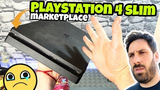 😨 Compro una PLAYSTATION 4 SLIM en MARKETPLACE y me PASÓ LO PEOR! 👈😭