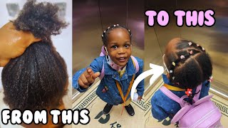 Unbelievable Toddler hair Transformation 😳