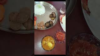 bangalir lunch thali #shorts #viralshorts #youtubeshorts #cooking #homemade