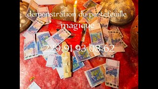 Portefeuille magique .Vrai démonstration et explication du portefeuille magique, puissant et sérieux