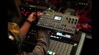 strand (Moog DFAM, Mother-32, Subharmonicon, Elektron Octatrack, Akai Force)