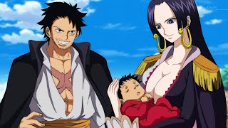 Luffy reveals his wife Boa Hancock at the end of One Piece