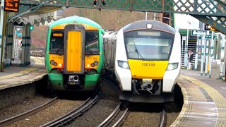 Trains at Coulsdon South - 06/01/24