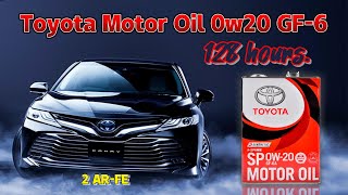 Toyota Motor Oil 0w20 GF-6 (отработка из Camry 2 AR-FE, 128 моточасов).