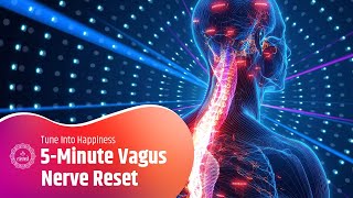 5-Minute Vagus Nerve Reset | Tune Into Happiness and Emotional Balance | Calming Healing Tone