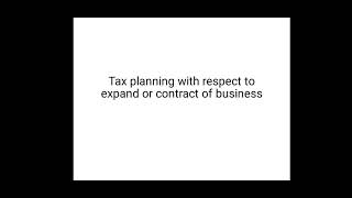 Expansion of Business- Tax Implications