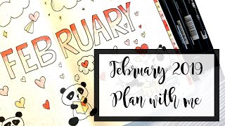 Plan With Me // February 2019 Bullet Journal Setup