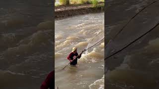 Real Life 100% Net Fishing In River At The Countryside #shorts #03