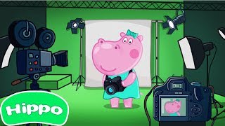 Hippo🌼 Dzieci studio fotograficzne 🌼 jeu de Cartoon