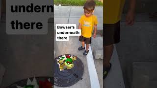 Bowser lives in the sewer #bowser #mariobros