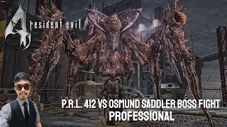 Resident Evil 4 HD Project 2022: P.R.L. 412 VS Osmund Saddler Boss Fight (Pro)