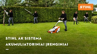 STIHL AK akumuliatoriniai įrenginiai