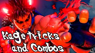 Street fighter 5 kage tricks and combos