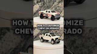 HOW TO CUSTOMIZE CHEVY SILVERADO #hotwheels #diy #chevy #silverado #custom #trucks #offroad