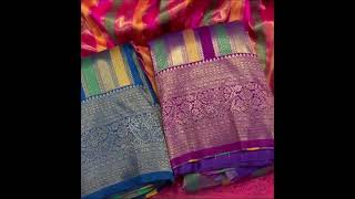 Soft Premium Kanchi Silk Saree with rich pallu Rs. 1350 only #indianclothes#dolasilksaree #bollywood