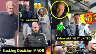 🚨URGENT!🔥‼️TEN HAG SACKING DECISION FINALLY MADE! SEE HOW ZIDANE WELCOMED AT Old Trafford 🚨#manutds