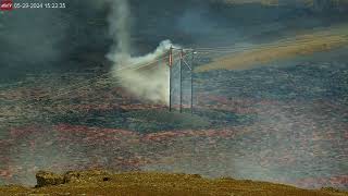 The Ode to Mister PowerPole, the first victim of the Volcanic Eruption in Iceland