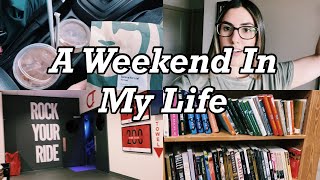 A *SIMPLE* WEEKEND IN MY LIFE: cyclebar, new glasses, law school casebooks & more!