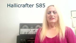 Hallicrafter S85 Demo on Band tuning