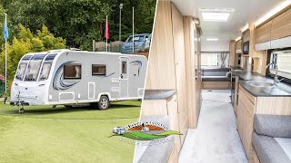 Bailey Pegasus Grande Ancona 2022 Caravan Model - 360 Exterior Demonstration Video