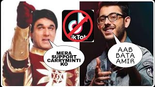 Saktiman support carryminti || carryminti video deleted || carry minati new video