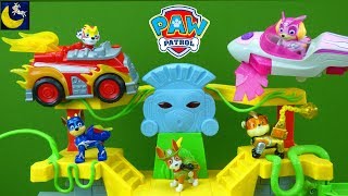 NEW Paw Patrol Mighty Pups Super Paws Toys Vehicles Fire Truck Jungle Rescue Tracker Playset Toys