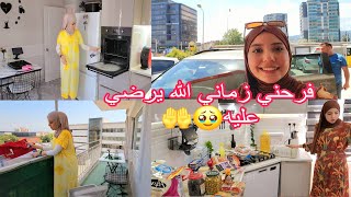 آخر تحضيرات قبل مجيئ ماما🤩،تقدية الأسبوع🥰،تنظيف البيت🧹🪣،راجلي فرحني بهاذشي لجاب لدار في آخر الفيديو🥹