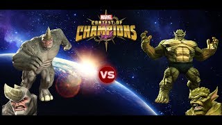 Marvel Contest of Champions | Rhino VS Abomination