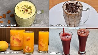 4 Easy Summer Drinks/ Summer Drinks