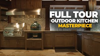 Full TOUR Of An Outdoor Kitchen MASTERPIECE!