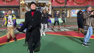 Back to the future Macy’s parade rehearsal