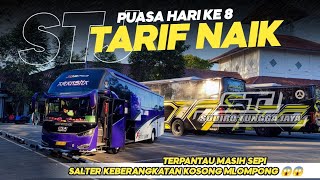 STJ‼️PUASA HARI KE 8 TARIF NAIK, BEGINI KONDISINYA || JAM SIBUK TAPI SALTER KEBERANGKATAN KOSONG😱😱