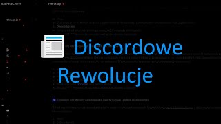 Discordowe rewolucje #0