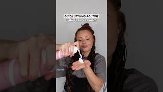 Can you style curly hair with FOAM only? Let’s see! #curlyhairtips #curlyhairroutine #wavycurlyhair