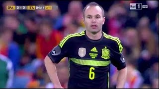 Andrés iniesta vs  Italy  2014|HD 1080!(friendly)