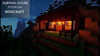 MINECRAFT | SURVIVAL HOUSE TUTORIAL | How to Build in Minecraft