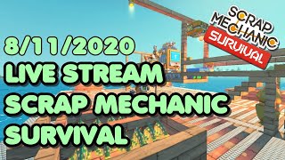 Taking The Long Way Home - Scrap Mechanic Survival Live Stream