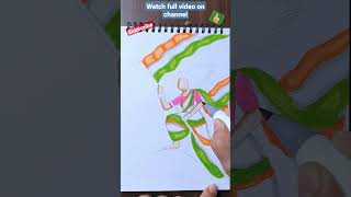 Republic Day easy drawing | Patriotic Drawing | #shorts #viral #republicday #drawing #armyday  #art