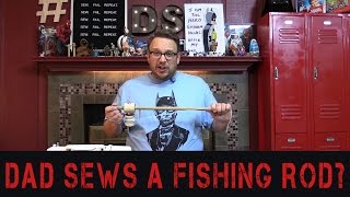 Dad Sews A Fishing Game: How to sew fish for a magnetic fishing rod game