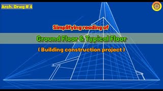 Ground floor & Typical floor plan of a building// Architecture Drawing #vimutti #civilengineering