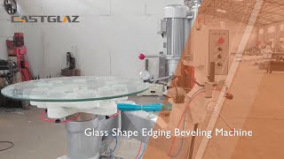 EASTGLAZ: Glass Shape Edging Beveling Machine, Flat Glass Processing Machinery #glassmachine #glass