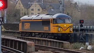 Class 69 makes unusual sight at Stalybridge