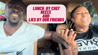 LUNCH & LIES/ CHEF REECE KITCHEN REVIEW WITH CARL/TCOOKSWITHFLAVE/RESTAURANT MUKBANG