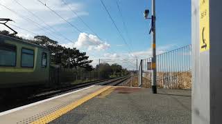 Kind IE29000 Driver and IE8300 Dart departing at Blackrock