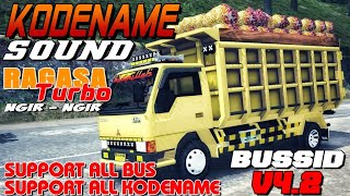 "RAGASA" KODENAME SOUND RAGASA TURBO NGIR NGIR NGOROK BUSSID V4.2 | MOD BUSSID TERBARU