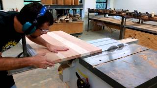 Cutting tabletop, Appalachian Center for Craft