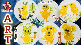 FRUIT AND VEGETABLE ART. پھلوں اور سبزیوں سے منفرد آرٹ سیکھیں @Easy.recipehome #fruitart #youtube