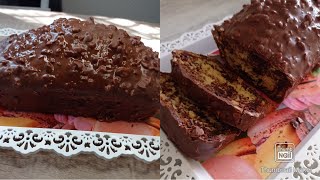 DÉLICIEUX CAKE MARBRÉ GLAÇAGE ROCHER 🤤🤤🍫