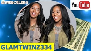 How much does GLAMTWINZ334 make on YouTube 2017